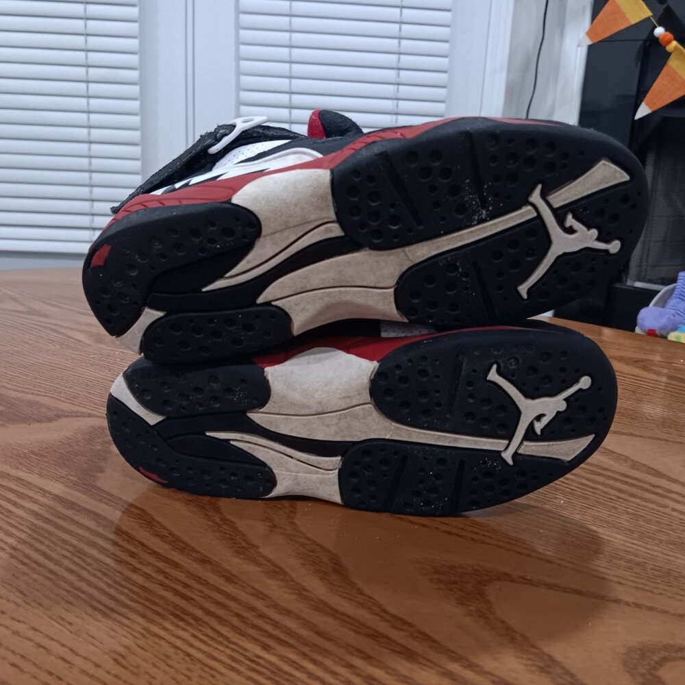 Nike Air Jordan 8 Retro Paprika Sneakers Youth Size 2 - Picture 5 of 8